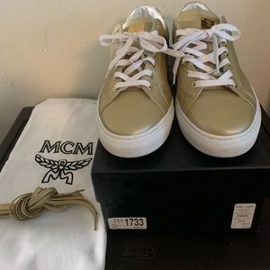 MCM Men's Classic Low Top Sneakers in Visetos